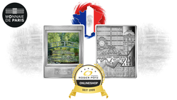 250 Euro Frankreich Silber 1/2 kg PP 2022 Monet - Masterpieces Farbdruck