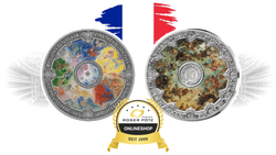 10 Euro Palais Garnier Silber Farbdruck PP 2025 Frankreich Chagal  10 Euro Palais Garnier Silber Farbdruck PP 2025 Frankreich Chagal