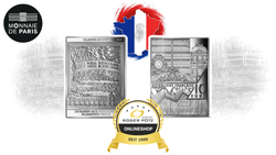 10 Euro Frankreich Silber PP 2022 Monet Wasserlilienteich 