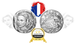 10 Euro Grace Kelly 2022 Silber PP Frankreich