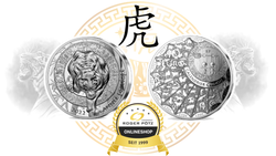10 Euro Jahr des Tigers Silber PP 2022 Frankreich 