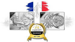 10 Euro La Semeuse Silber PP 2022 Frankreich 10 Euro La Semeuse Silber PP 2022 Frankreich