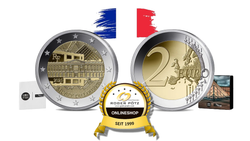 2 Euro Frankreich 2025 Louvre Reverse proof PP