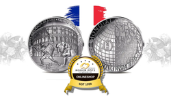10 Euro UNESCO Colisseum Silber PP 2025 Frankreich  
