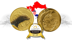 100 Euro Gold Kroatien Black Lizard 2024 st 