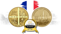 100 Euro Lourdes Gold PP 2008 Frankreich 100 Euro Lourdes Gold PP 2008 Frankreich