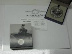 10 Euro Charles de Gaulle Silber PP 2016 Schiffsserie Frankreich