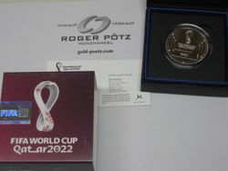 10 Euro FIFA Fußball WM Qatar Silber PP 2021 Frankreich 10 Euro FIFA Fußball WM Qatar Silber PP 2021 Frankreich