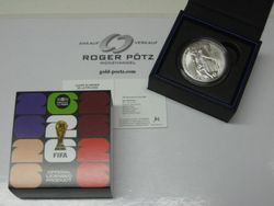 10 Euro FIFA Fußball WM 2026 Silber PP 2025 Frankreich