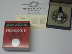 10 Euro Silber PP 2013 Frankreich Francois I