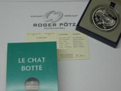 10 Euro Gestiefelter Kater Silber PP 2012 Frankreich  10 Euro Gestiefelter Kater Silber PP 2012 Frankreich