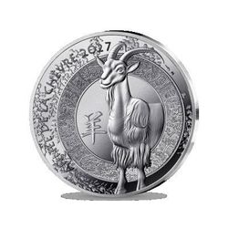 10 Euro Jahr der Ziege Silber PP 2027 Frankreich 10 Euro Jahr der Ziege Silber PP 2027 Frankreich