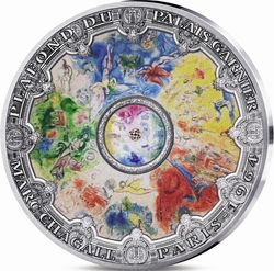 10 Euro Palais Garnier Silber Farbdruck PP 2025 Frankreich  