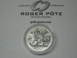 Australien 1  $  Silber PP 2021 Känguru, EMU
