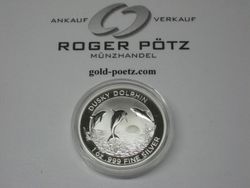 Australien 1  $  Silber 2022 Dusky Dolphin Australien 1  $  Silber 2022 Dusky Dolphin