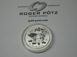 Australien 1 $ Silber 1 Feinunze 2019 Jahr des Schweins Australien 1 $ Silber 1 Feinunze 2019 Jahr des Schweins