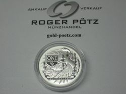 Australien 1  $  Silber PP 2023 Queensland Kranich und 
