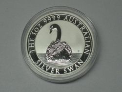 Australien 1  $  Silber1 Feinunze 2023 Swan Schwan  