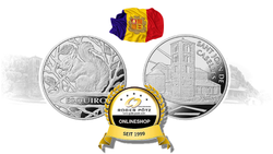 2 x 1,25 Euro Auerhahn und San Antonio Brücke Coincard 2023 Andorra 2 x 1,25 Euro Auerhahn und San Antonio Brücke Coincard 2023 Andorra