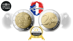 2 Euro Frankreich 2022 Erasmus PP