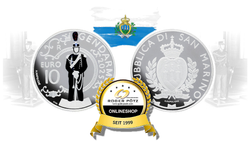 10 Euro Silber 2025 PP Gendarmerie San Marino 10 Euro Silber 2025 PP Gendarmerie San Marino