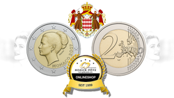 2007 Monaco 2 Euro Grace Kelly original 