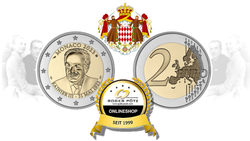 2 Euro Monaco 2023 Fürst Rainier III PP Einwohnerausgabe ! 2 Euro Monaco 2023 Fürst Rainier III PP Einwohnerausgabe !