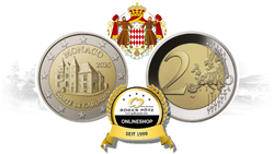 2 Euro Monaco 2025 PP Ehemalige Lehen von Carlades 2 Euro Monaco 2025 PP Ehemalige Lehen von Carlades