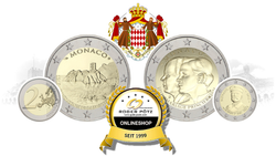 2 Euro Monaco Gedenkmünzen ab 2015 PP 2 Euro Monaco Gedenkmünzen ab 2015 PP