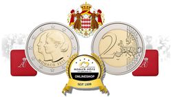 2 Euro 2011 Monaco Hochzeit im Etui