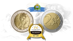 2 Euro 2025 Michelangelo Reverse Proof San Marino