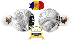 2 x 1,25 Euro Auerhahn und San Antonio Brücke Coincard 2023 Andorra