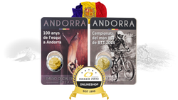 2 x 2 Euro Ski und Mountain Bike Coincard 2024 Andorra 2 x 2 Euro Ski und Mountain Bike Coincard 2024 Andorra