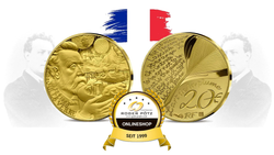 20 Euro Jules Verne Gold PP 2025 Frankreich  