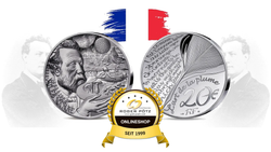 20 Euro Jules Verne Silber High Relief PP 2025 Frankreich  