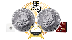 20 Euro Jahr des Pferdes Silber 1 oz HR PP 2026 Frankreich  