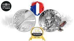 20 Euro Shakespeare Silber High Relief PP 2022 Frankreich