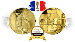 200 Euro FIFA Fußball WM 2026 Gold PP 2025 Frankreich 200 Euro FIFA Fußball WM 2026 Gold PP 2025 Frankreich
