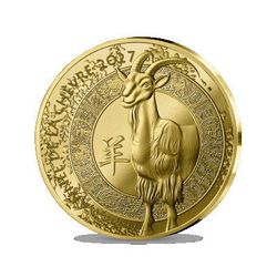 200 Euro Jahr der Ziege Gold PP 2027 Frankreich 200 Euro Jahr der Ziege Gold PP 2027 Frankreich