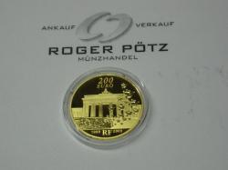 200 Euro 2009 Gold PP Frankreich Europa Mauerfall