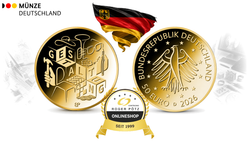 50 Euro BRD Gold PP 2026 - Gestaltung