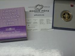 20 Euro Frankreich Gold PP 2005 FIFA Weltpokal