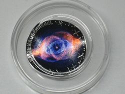 20 Euro Katzenaugennebel 2026 Silber coloriert Österreich PP 20 Euro Katzenaugennebel 2026 Silber coloriert Österreich PP
