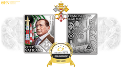 25 Euro Marconi 2024 Silber coloriert PP Vatikan    