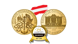 25 Euro Wiener Philharmoniker 1/4 Unze Gold 2021 25 Euro Wiener Philharmoniker 1/4 Unze Gold 2021