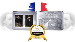 250 Euro Rembrandt Silber 1/2 kg Farbdruck PP 2025 Frankreich 