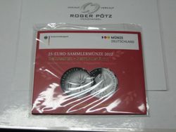 25 Euro BRD 2022 PP Herrnhuter Stern Weihnachtsmünze  
