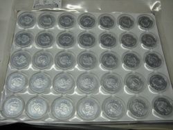 35 x 5 Euro 35 Feinunzen Silber 2025 st Wanderfalke San Marino 