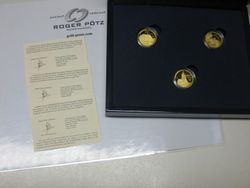 3 x 100 Euro Spanien 2026 Gold Gaudi Collection