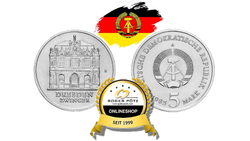 5 Mark 1985 Zwinger Dresden PP DDR  